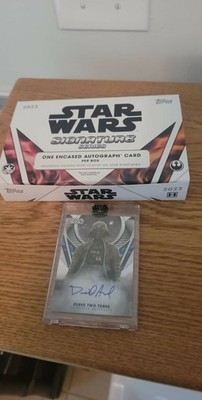 David Acord as Edrio Two Tubes Star Wars Signature Series 2023 Autograph Auto