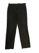 Perry Ellis Portfolio Travel Luxe Black Classic Fit Pants Size 32x32