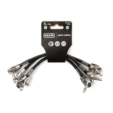 MXR Patch Cable 6 in 15 cm - 3 Pack 3PDCP06 6 Inch, Black