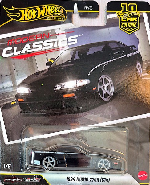 Hot Wheels 1994 Nissan Silvia S14 270R Nismo 1/5 Modern Classics 2026-image