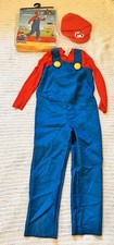 Nintendo Super Mario Deluxe Kids Costume L 10-12 Disguise 10772G Hat Halloween