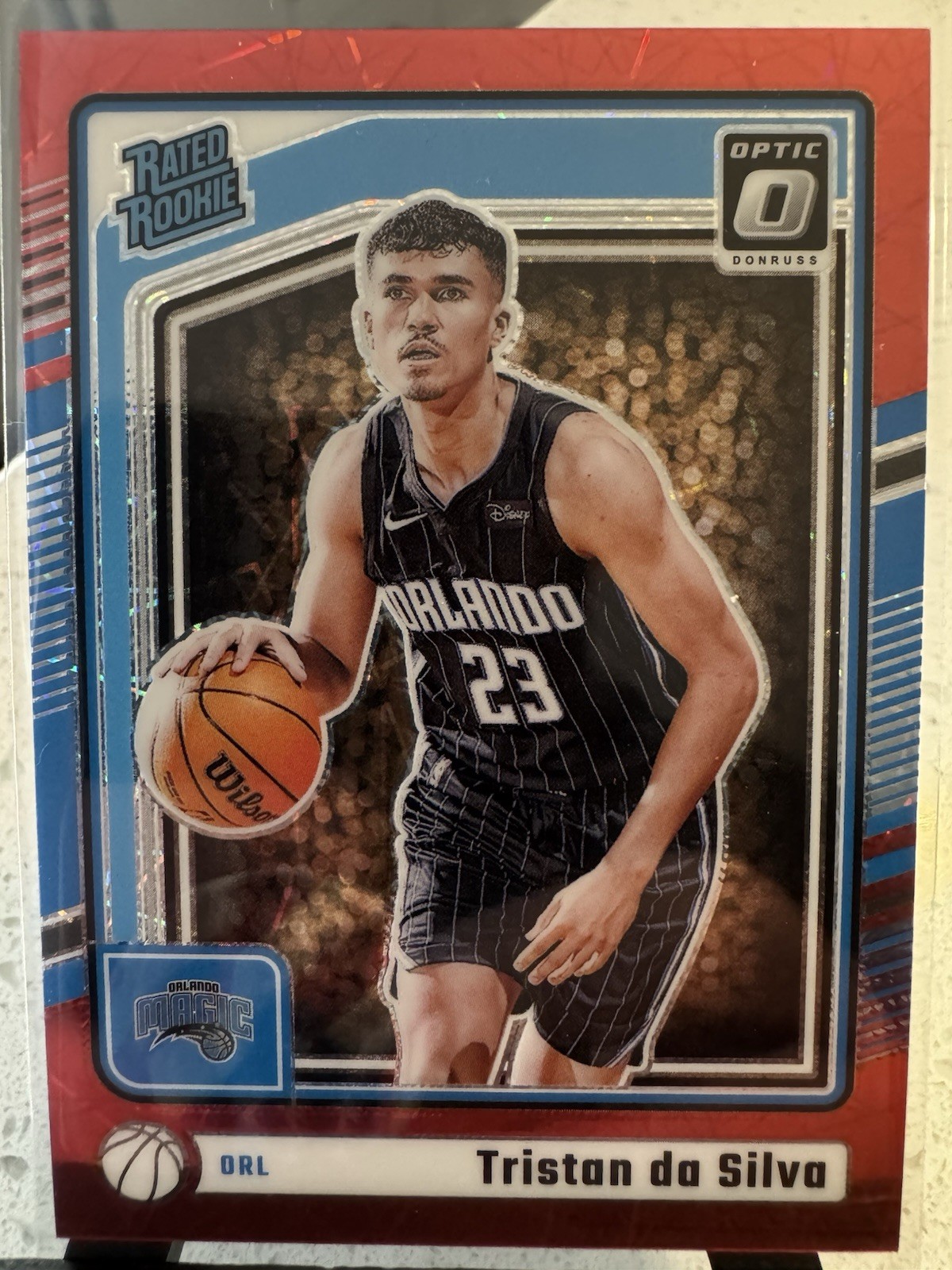 2024-25 panini donruss optic 260 Tristan Da Silva Red Velocity /299