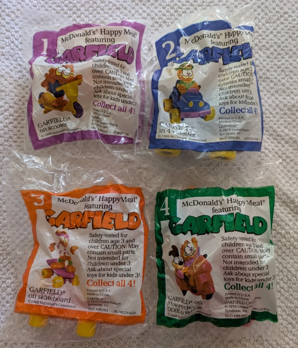 Garfield McDonald's Fast Food Premiums for sale - eBay