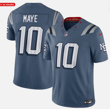 Men's 10 Maye Patriots Rivalries Collection Jersey