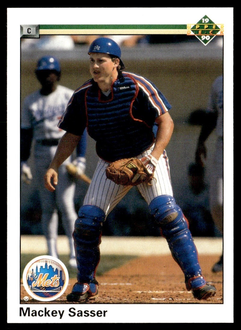 1990 Upper Deck Mackey Sasser New York Mets #185B