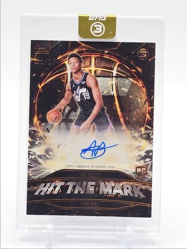 ACE BAILEY 2025-26 TOPPS 3 HIT MARK ROOKIE AUTOGRAPH BRONZE RC AUTO /25 Q0593