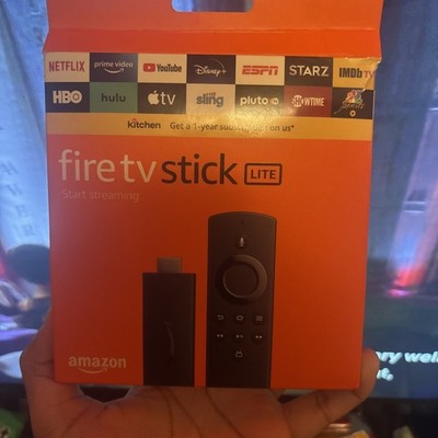 Amazon Fire TV Stick Lite HD Media Streamer with Alexa Voice Remote Lite - Black