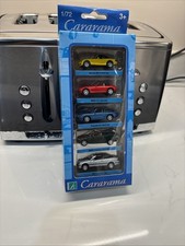 Cararama 5 Car Set Porsche, BMW, Saab, Mercedes 1:72 Scale