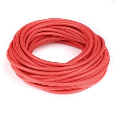 Electric Copper Core Flexible Silicone Wire Cable Red 10m 32.8ft 18awg 20kv