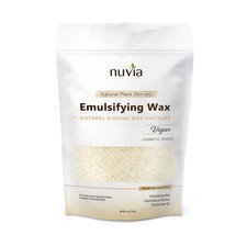 Nuvia Organics Emulsifying Wax, 100 Natural Plant Derived, NF