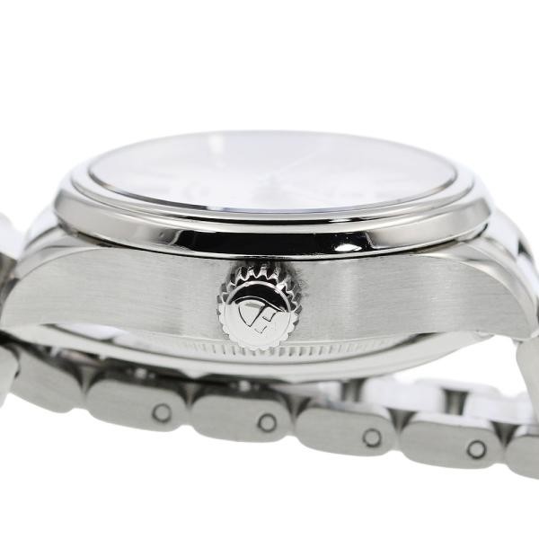TUDOR STYLE 12100 28mm SS Automatic Silver Dial Date Watch #C551 image 3
