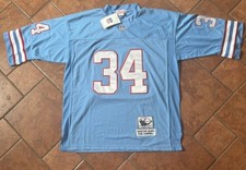 NWT Earl Campbell Mitchell & Ness jersey blue Throwbacks size 52 Houston Oilers