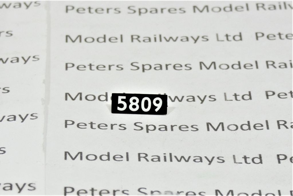 Dapol 115366 14xx O Gauge Number Plate 5809