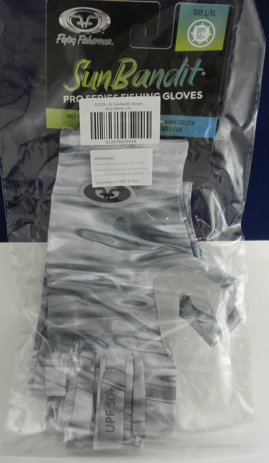Flying Fisherman G2205-L/XL Half Finger Gloves