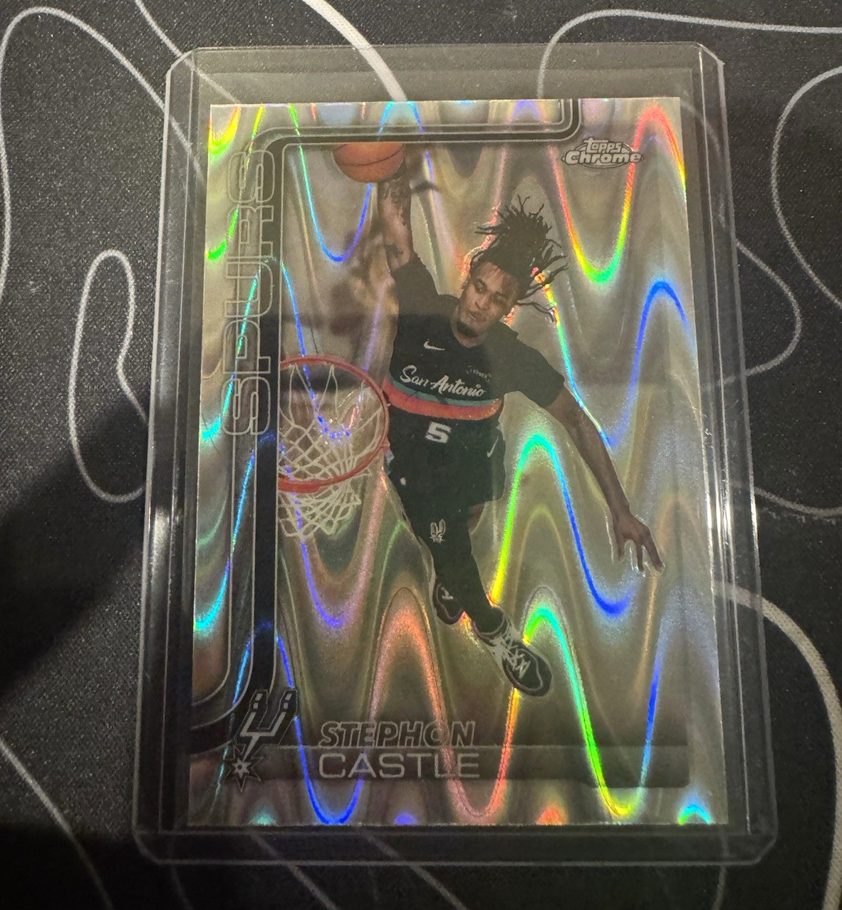 2026 Topps Chrome Update - Stephon Castle Ray Wave Refractor #82