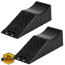 Tlaleikejia 2 Pack 20000lbs Tandem Wheel Ramp, Concave Portable Ramp, Heavy D...