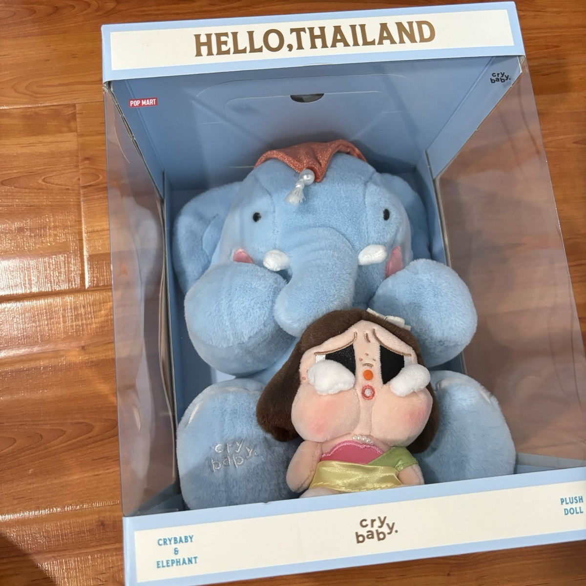 [タイ限定]Cry Baby Elephant ぬいぐるみセット Pop Mart Pop Bean Crybaby The Elephant Set Thailand Limited