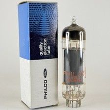  1 Tested Strong Ford Philco 6BQ5 EL84 Tube with Box Date Code 0-39 Beam Power