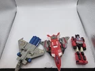 Vintage 1980s Transformers Action Figure Lot Of 3 Incomplete Parts Fast Shipping