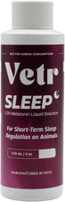 Sleep Melatonin for Dogs  Cats - Roasted Chicken Flavor - Liquid Calming Drops,