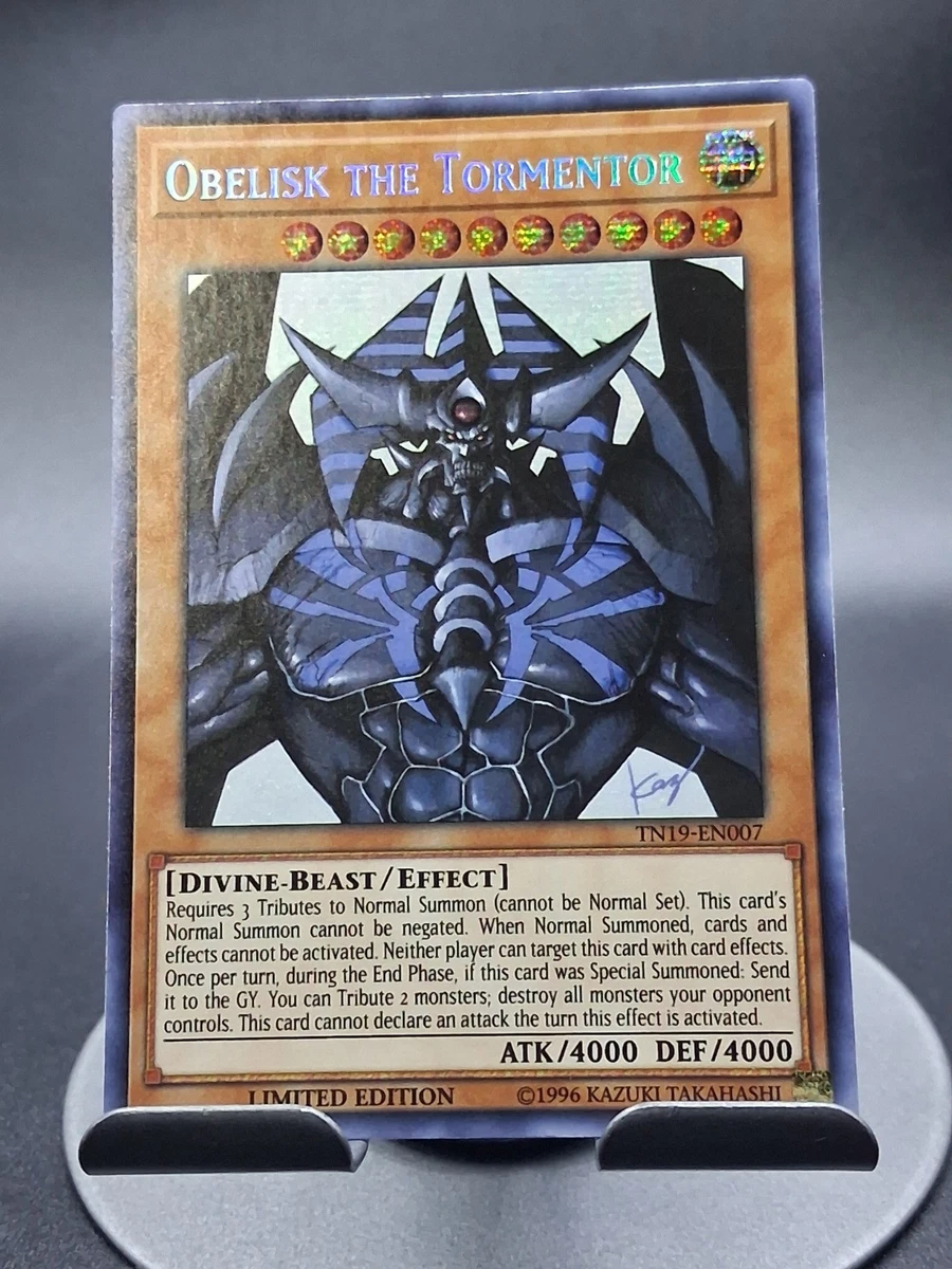 Obelisk The Tormentor Effect Yu-Gi-Oh! TCG Individual Trading Card