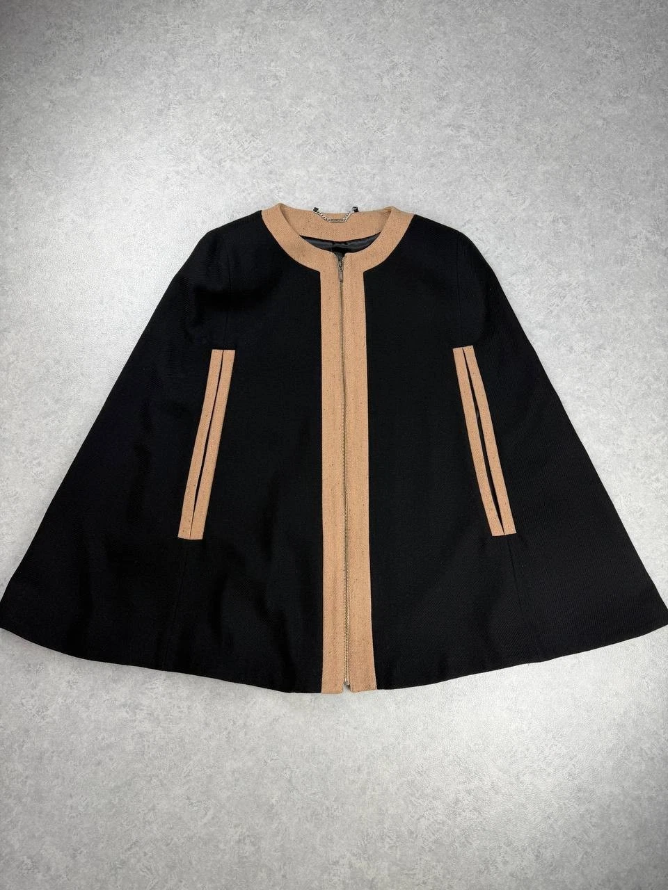 Laura Ashley Wool Poncho Cape Size L Duties Paid (USA)