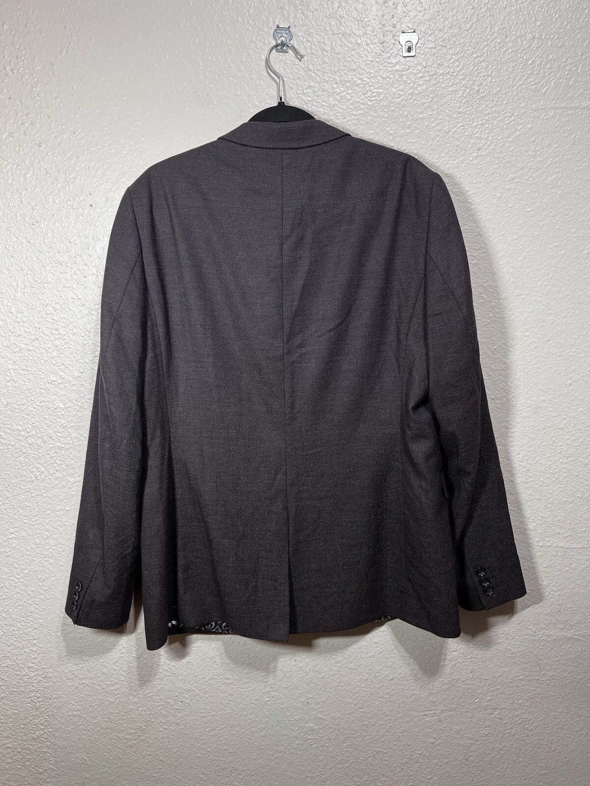 Ted Baker Polyester Blend Blazer Jacket Dark Gray… - image 2