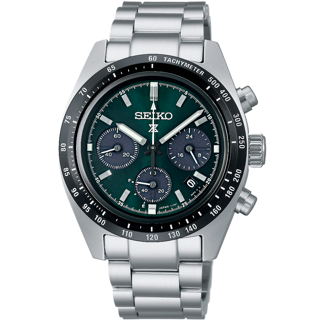 SEIKO PROSPEX SBDL107 SPEEDTIMER Solar Chronograph Watch Authentic