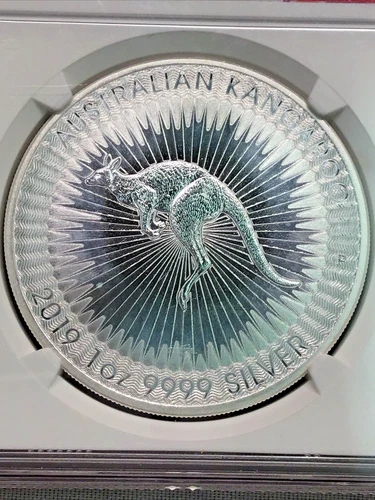NGC MS70 2019P AUSTRALIA KANGAROO 1 OZ. 0.9999 ~ FDOI ~ HAND SIGNED ED HARBUZ
