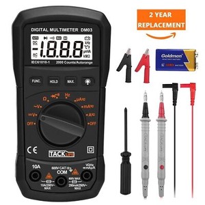 Compteur numérique de mesure à rangage automatique multimètre 2000 Nombres