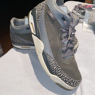 Nike Air Jordan Flight Club 80's Cool Gray/Black 599583-004 Men's Shoes  Size