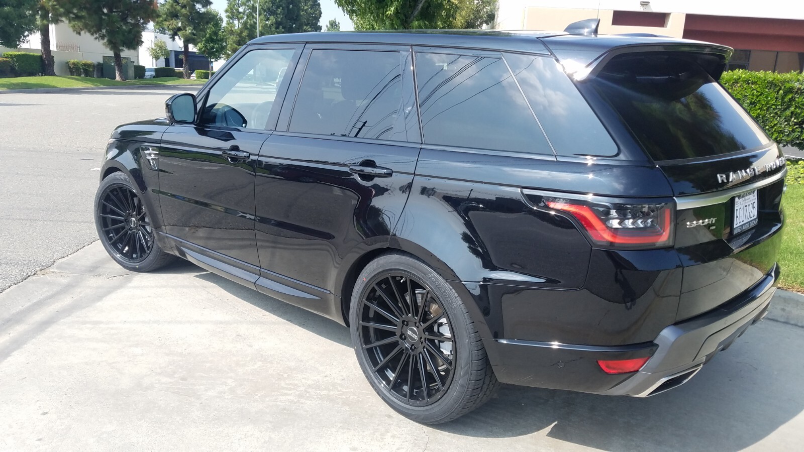 22 BLACK STAGGERED CONCAVE RF15 MESH WHEELS FOR ROLLS ROYCE GHOST WRAITH DAWN