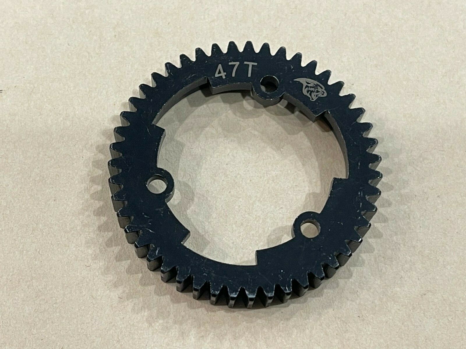 Ingranaggio Pignone Acciaio HD 47 Denti Modulo 1 Foro 8mm - Per Modellismo RC 1/5 1/8 1/10