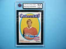 1971/72 O-PEE-CHEE NHL HOCKEY CARD #149 DALE HOGANSON ROOKIE RC KSA 9.5 NGM OPC