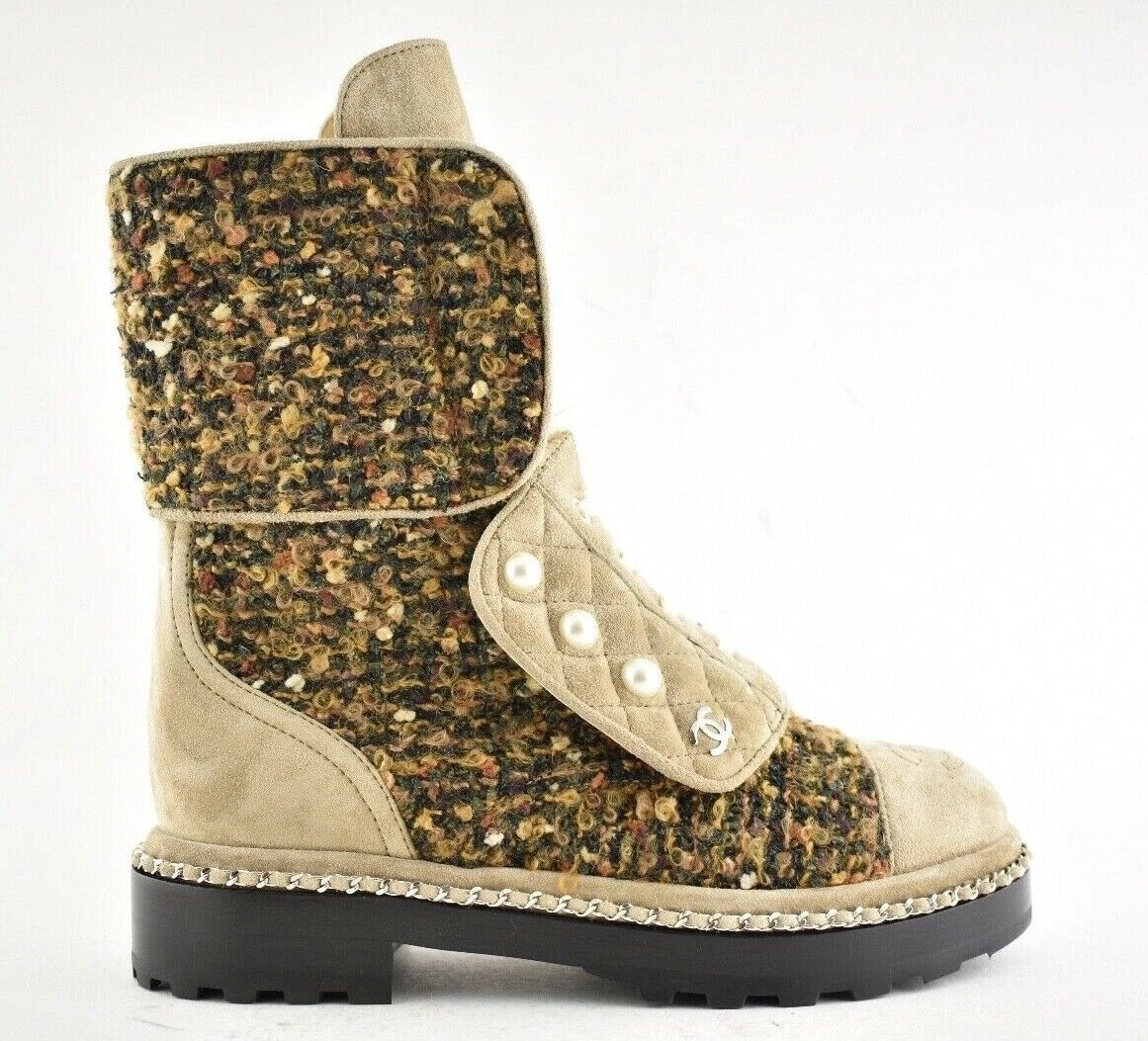 Chanel citizen chain best sale boots