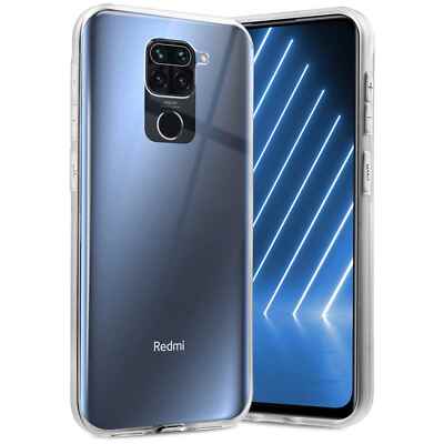 Handy Hülle für Xiaomi Redmi Note 9 Silikon Schutzhülle Transparent Dünn Case