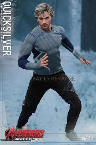 HOT TOYS MMS302 Age of Ultron Quicksilver 1/6 Action Figure Model Collectible - Picture 8 of 12