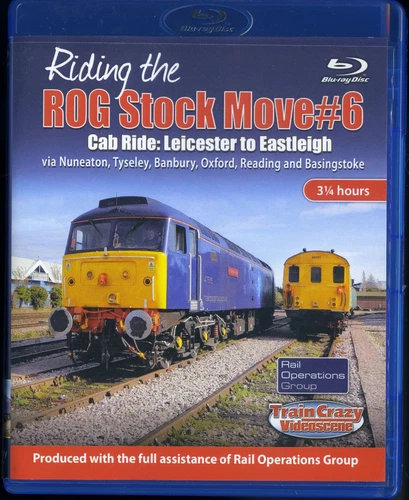 Blu Ray Riding The ROG Stock Move #6 LEICESTER to EASTLEIGH Drivers Eye View
