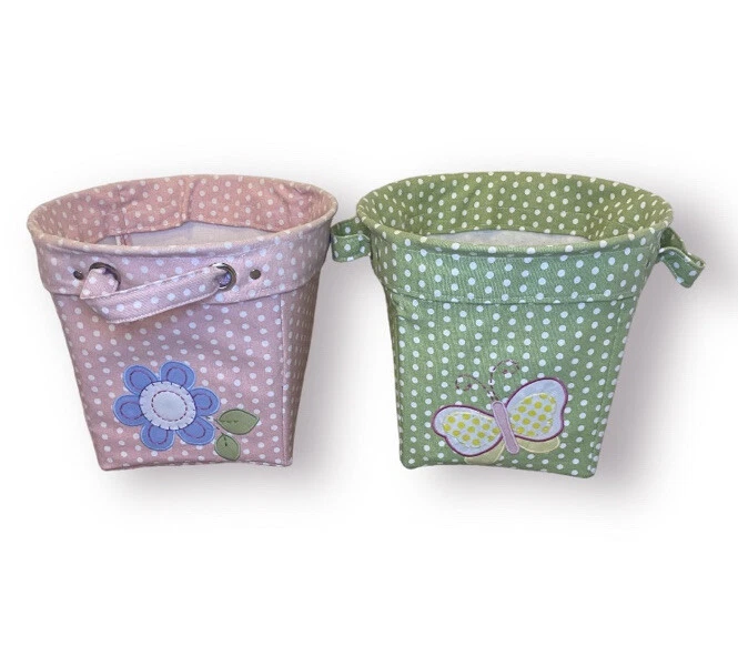 Small Lilac Dot Storage Basket