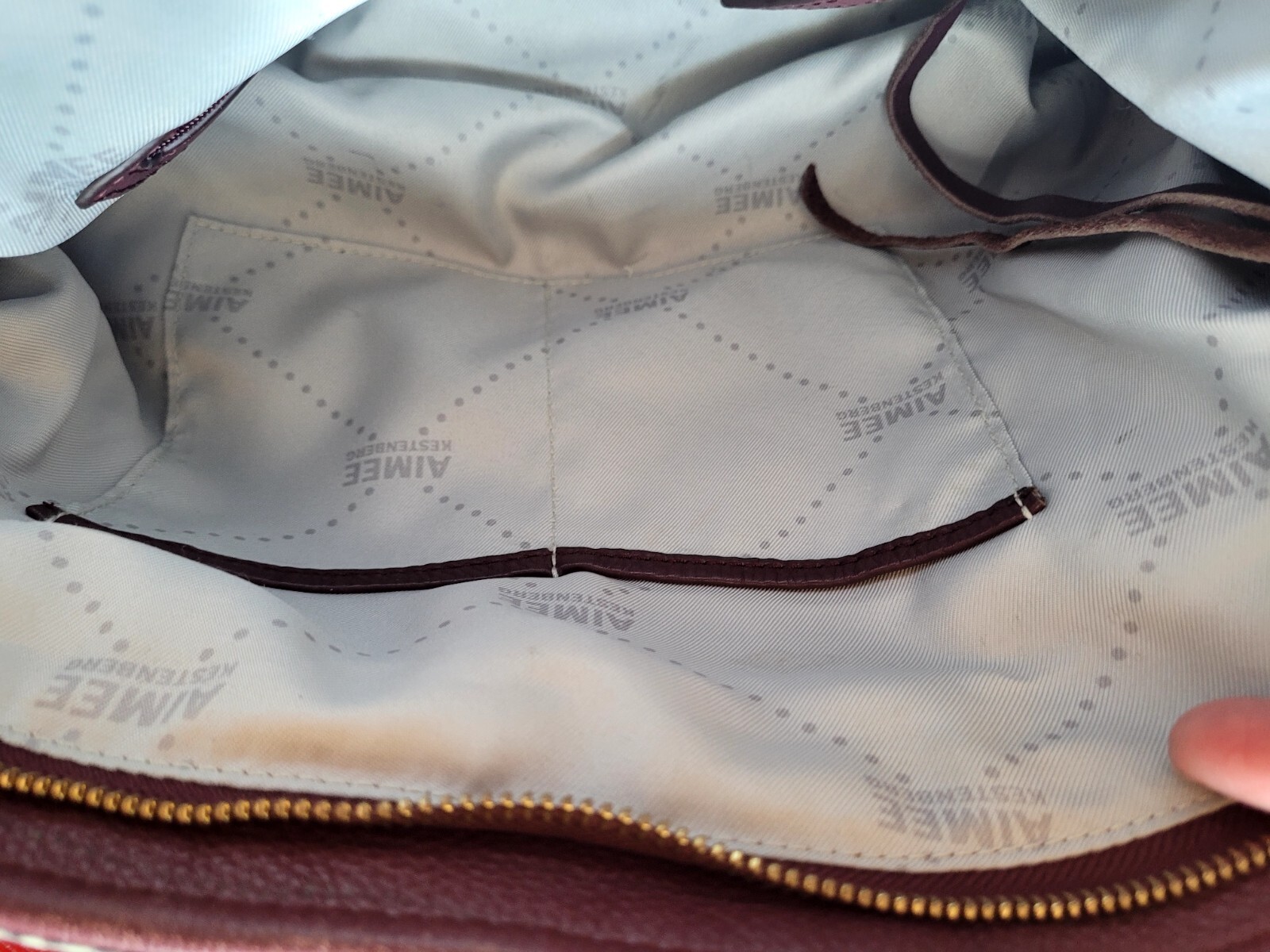 Aimee Kestenberg Python Snakeskin Leather Shoulde… - image 14