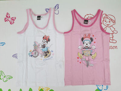 Unterhemd Minnie Mouse 2er Pack Größe 98/104 110/116 122/128