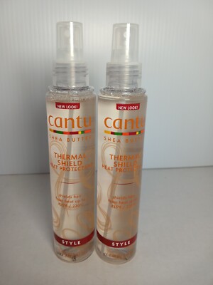lot of 2 Cantu Shea Butter Thermal Shield Heat Protector  5.1 oz NEW PACKAGING 