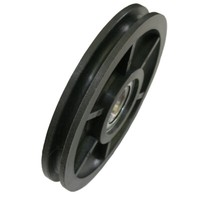 Seilrolle Nylon Ø 120 Mm FüR Ø 8 Mm Seil Kunststoffrolle Drahtrolle Umlenkrolle