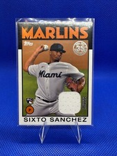 2021 Topps - 1986 Topps Baseball Relics Series 2 Sixto Sanchez #86BR-SS (MEM,...