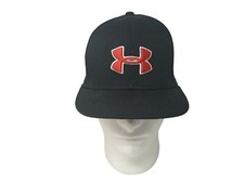 Under Armour Kids Hat Snapback Black  Red Embroidered