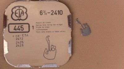 Uhr ETA 6 3/4 2410 Und Abgeleitete Bremsen Für Zugstange Teil. 445