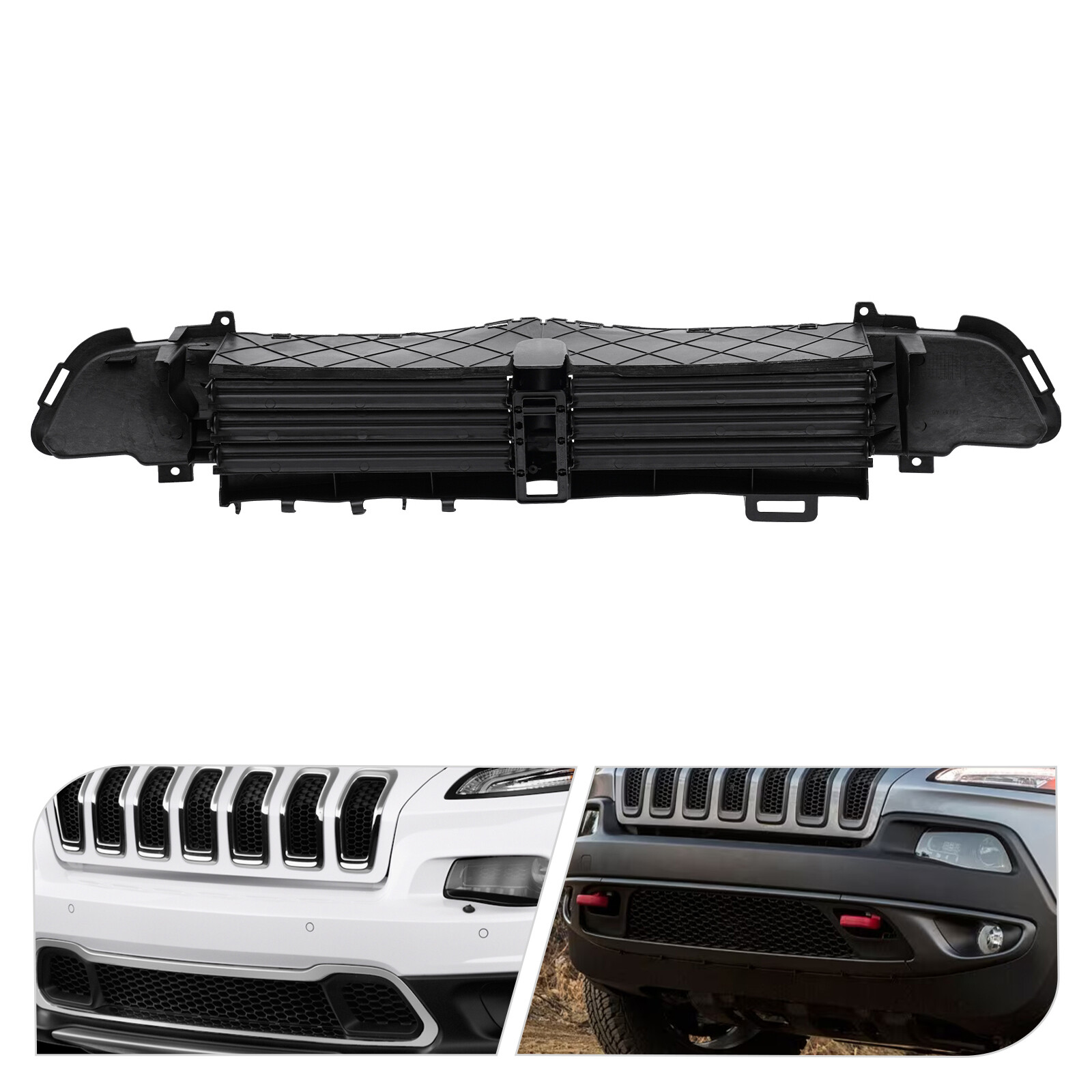 Front OEM Grill Active Air Shutter Assembly For Jeep Cherokee 2014 2015-2018 NEW