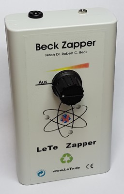 Lete  Blutzapper (Beck-Zapper) nach Dr. Beck, ca. 27V, 24 Monate Garantie, Band