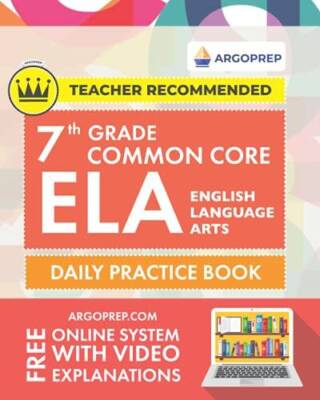 7th Grade Common Core ELA (English Language Arts): Daily Practice Wo - VERY GOOD