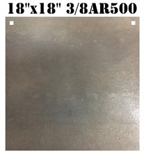 3/8" AR500 18"x18" Square Steel Shooting Target - Pistol/RIfle Gong - 1/2" Holes